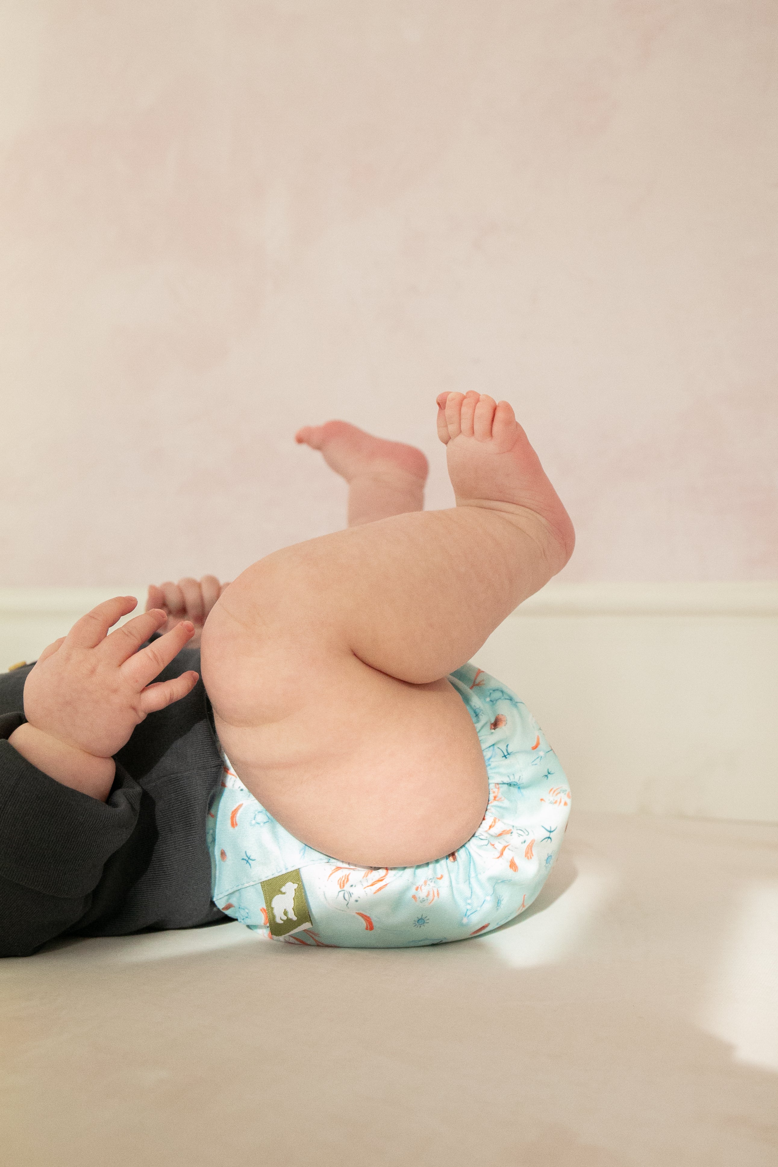 How to clean poop off reusable nappies?