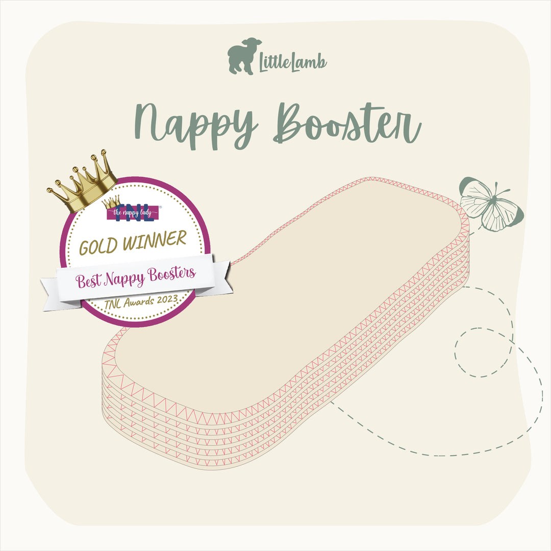 Reusable Bamboo Booster Triple'r 5 pack