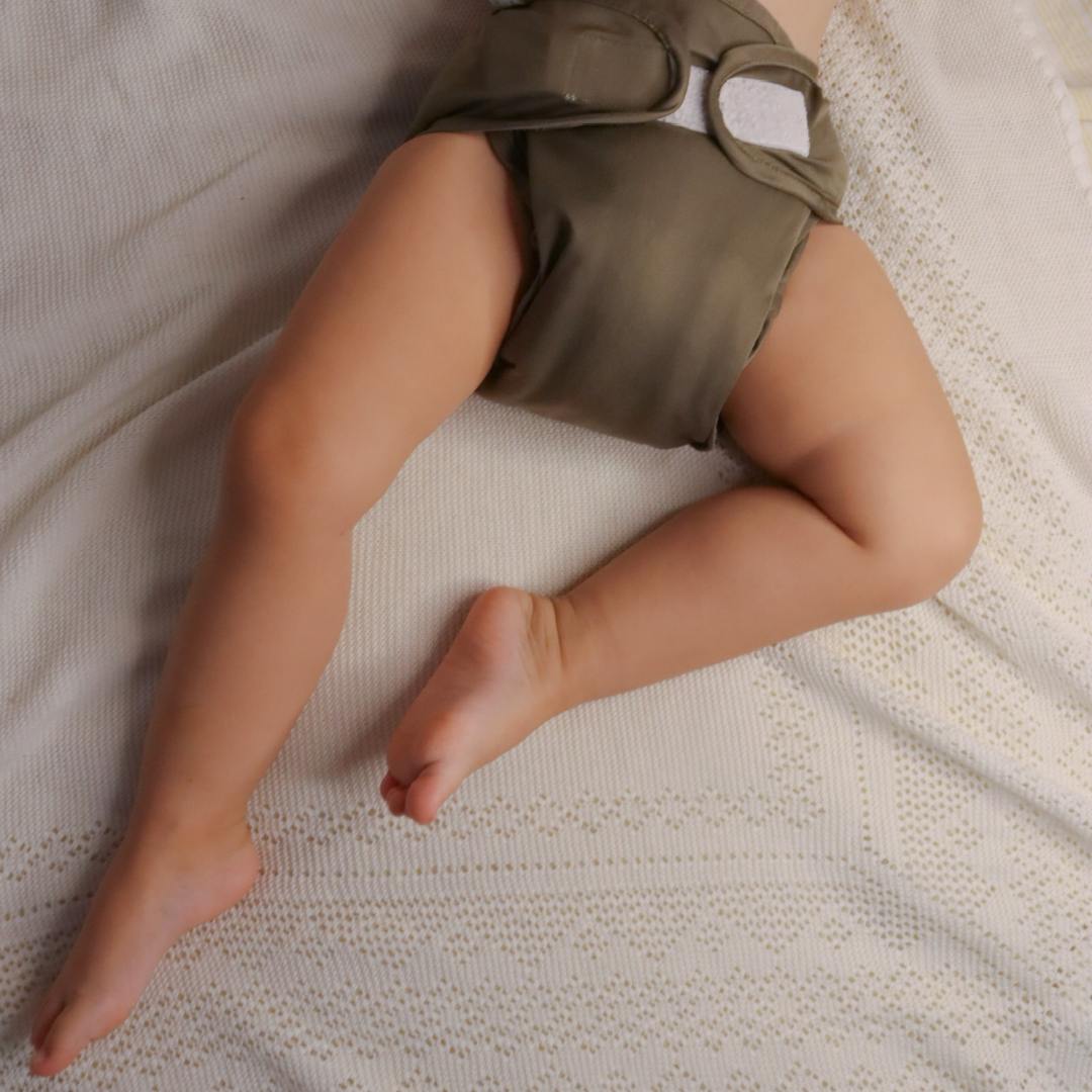 5 Pack Reusable Nappy Wrap - Khaki