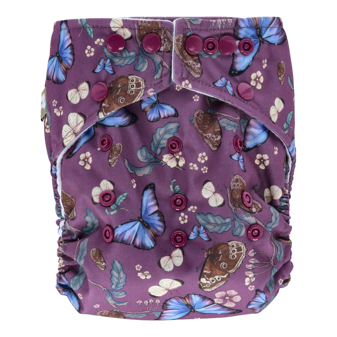 Onesize Reusable Pocket Nappy with butterfly illustrations by LittleLamb#color_butterfly-ballad