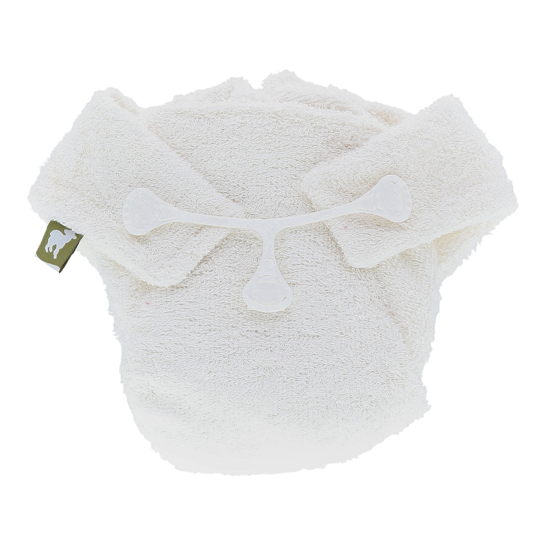 how to use a nappy fastener on a prefold reuseable nappy