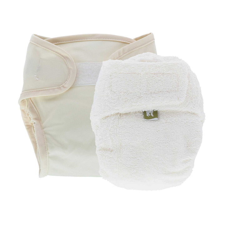 LittleLamb cloth nappy and wrap trial kit product photo - cream#color_cream