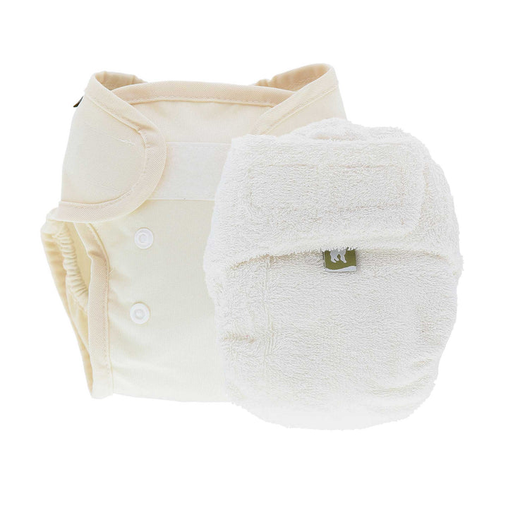 LittleLamb cloth nappy nappy and wrap trial kit product photo -  cream#color_cream