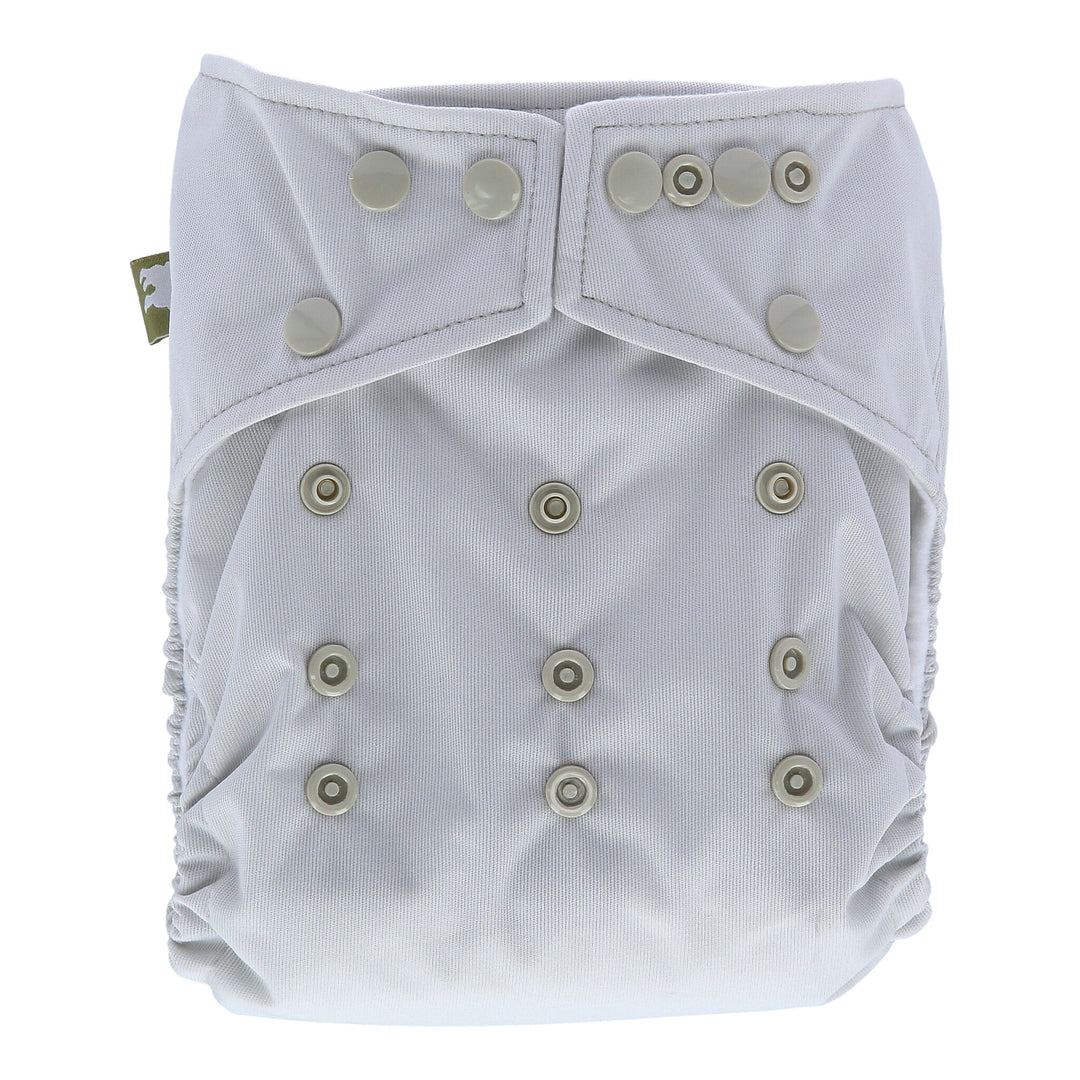Onesize Reusable Pocket Nappy in Silver by LittleLamb#color_silver