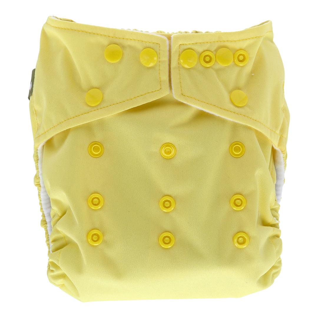 Onesize Reusable Pocket Nappy in Primrose Yellow by LittleLamb#color_primrose