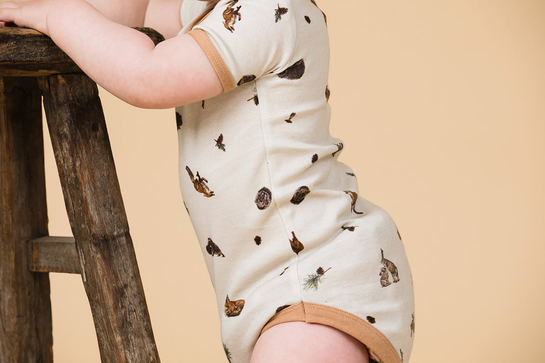 Over the Fence Bodysuit - Designed for Reusable Nappies