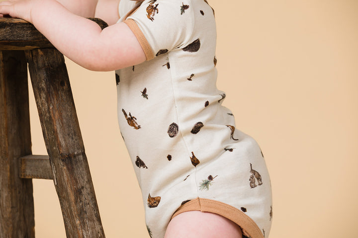 Over the Fence Bodysuit - Designed for Reusable Nappies