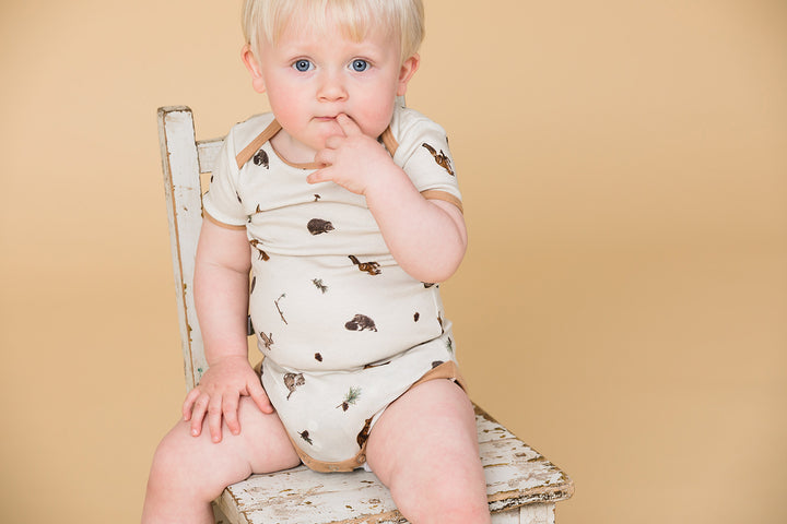 Over the Fence Bodysuit - Designed for Reusable Nappies