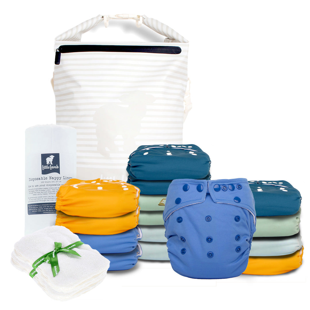 Day Kit (Onesize Pocket Nappy Complete Kit) – LittleLamb