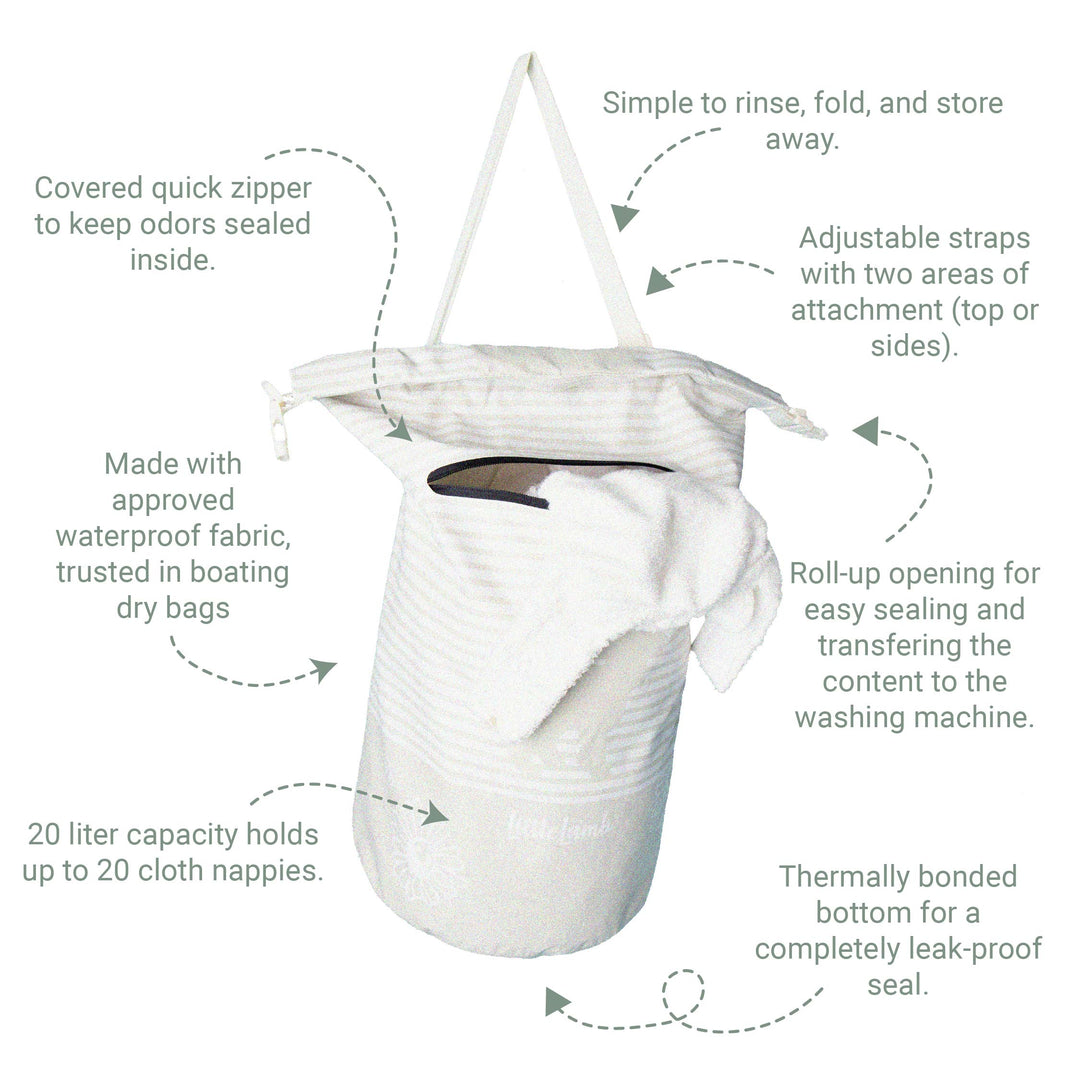 Nappy Pail for Reusable Nappies