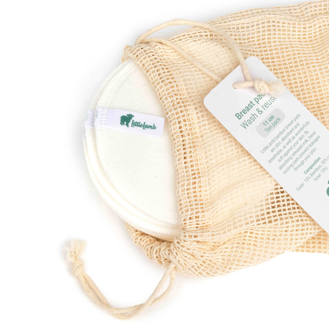 10 Pack Bamboo Reusable Breast Pads