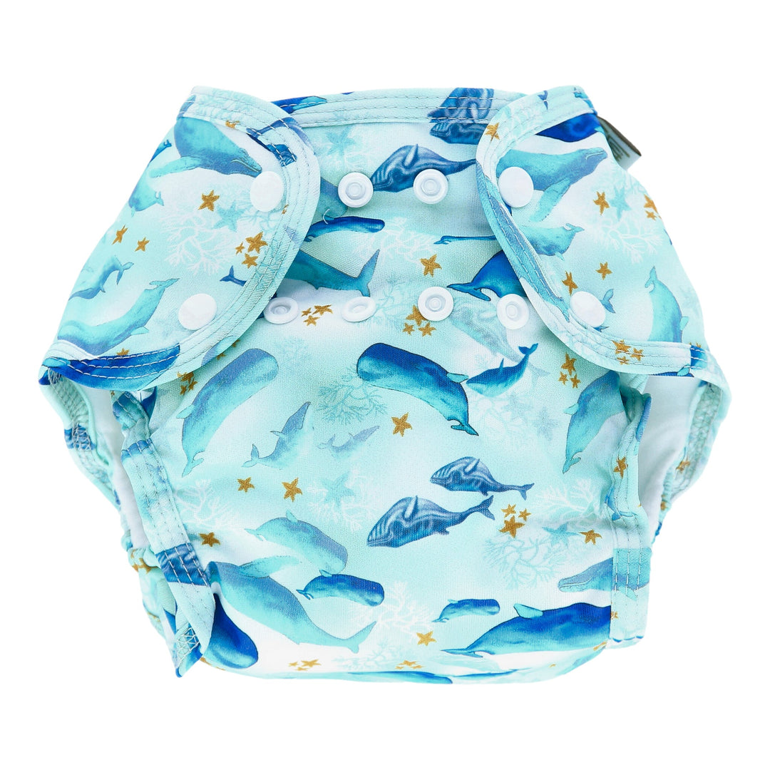 5 Pack Sized Pocket Nappy - No Insert - Under the Sea