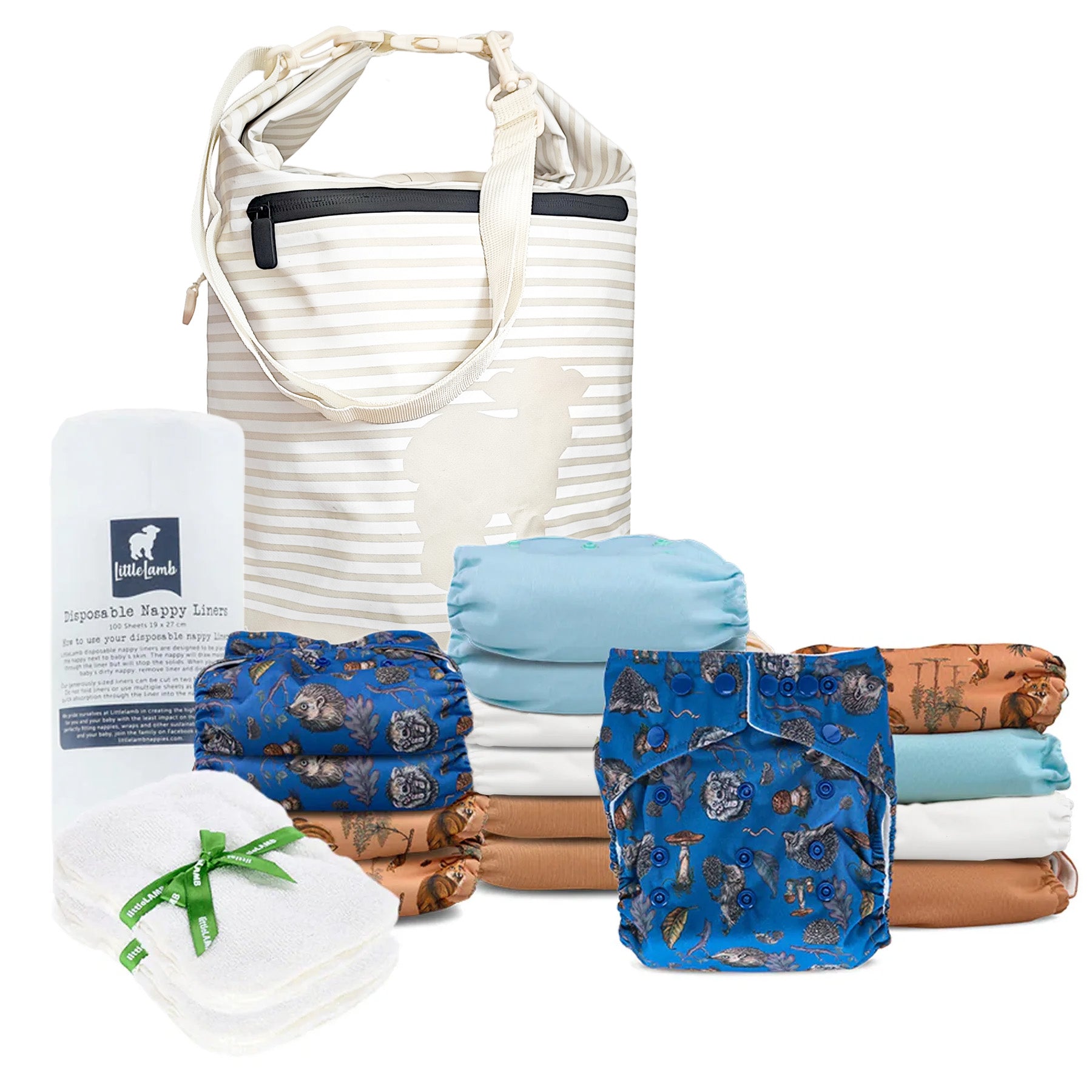 Day Kit (Onesize Pocket Nappy Complete Kit) – LittleLamb