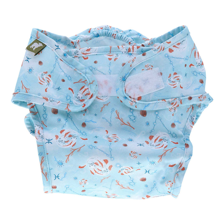 Reusable Nappy Wrap - Pisces