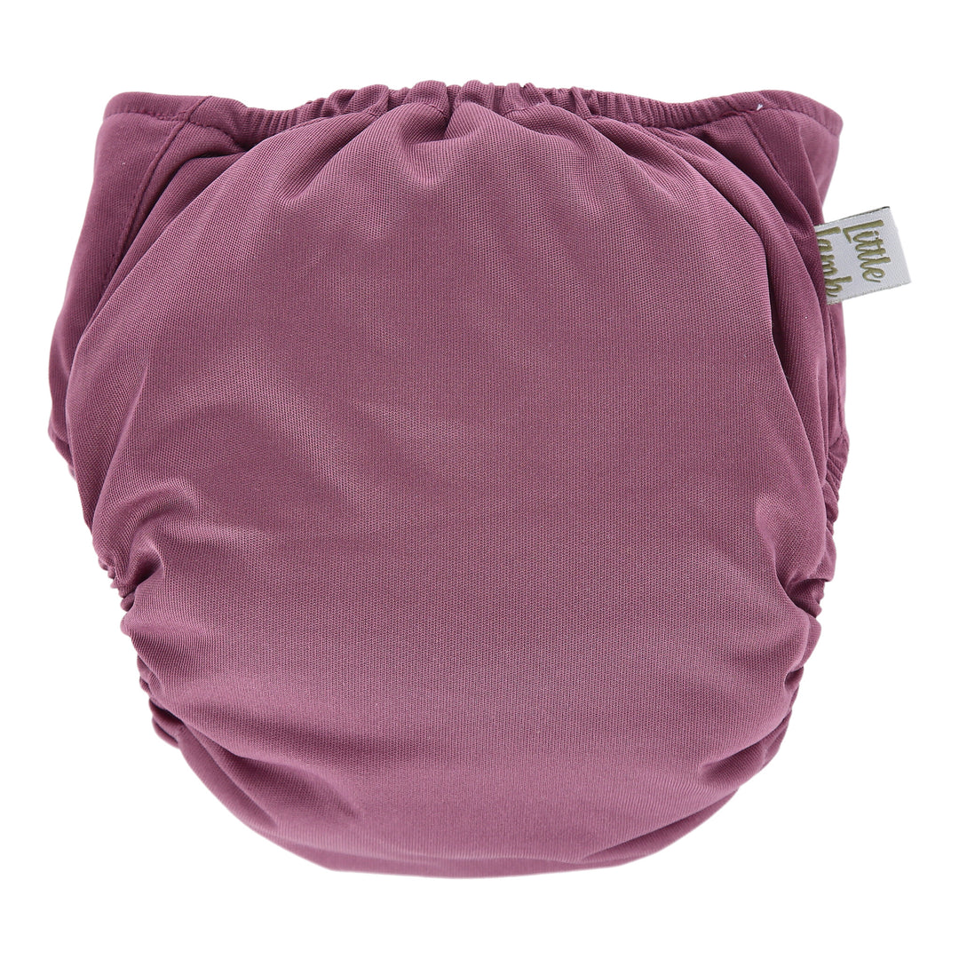 Onesize Reusable Pocket Nappy in Aubergine by LittleLamb#color_aubergine