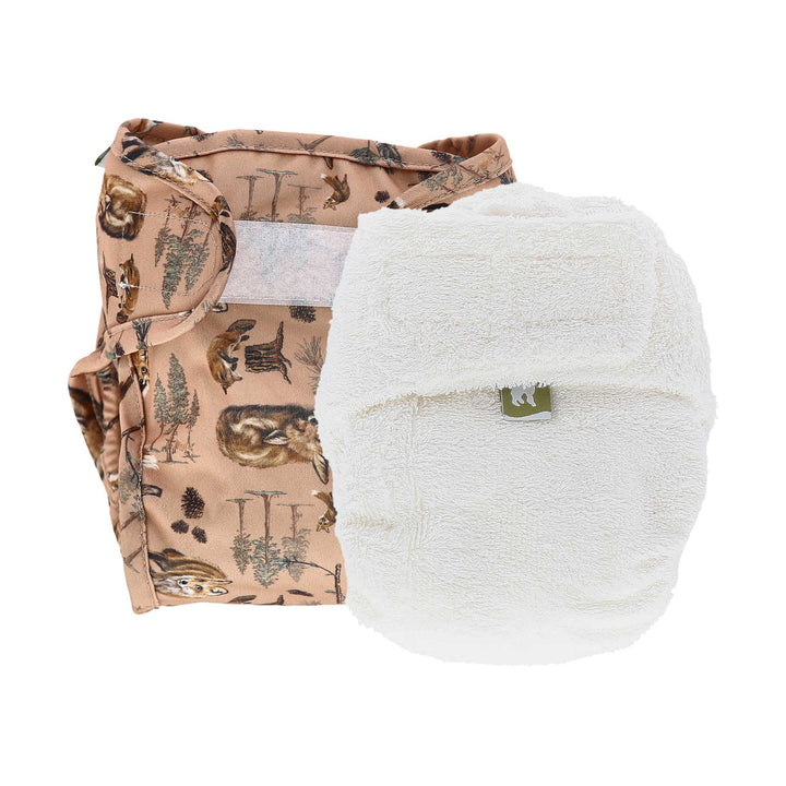LittleLamb cloth nappy and wrap trial kit product photo - foxes#color_bushy-tails