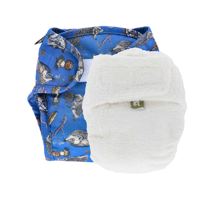 LittleLamb cloth nappy and wrap trial kit product photo - hedghogs#color_truffle-shuffle