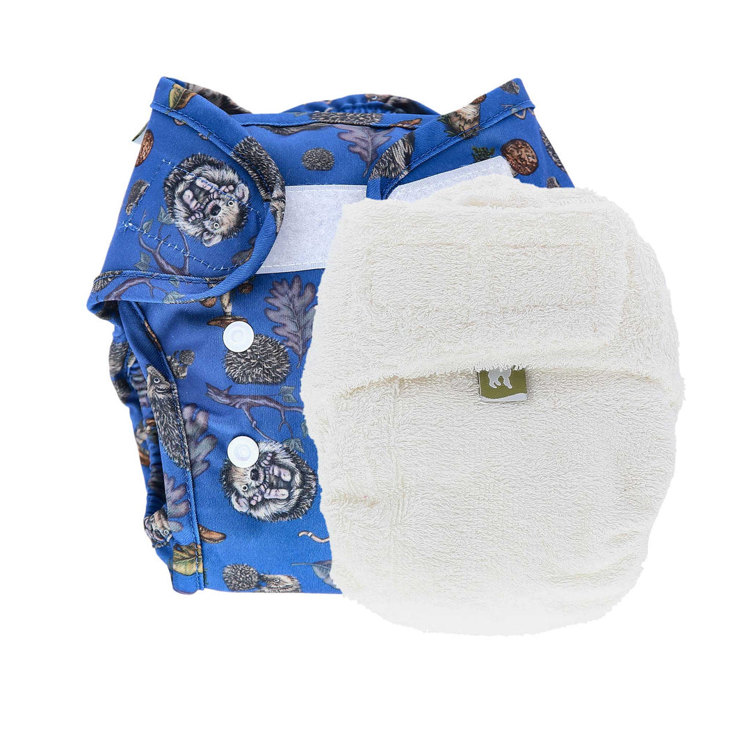 LittleLamb cloth nappy nappy and wrap trial kit product photo - hedghogs#color_truffle-shuffle