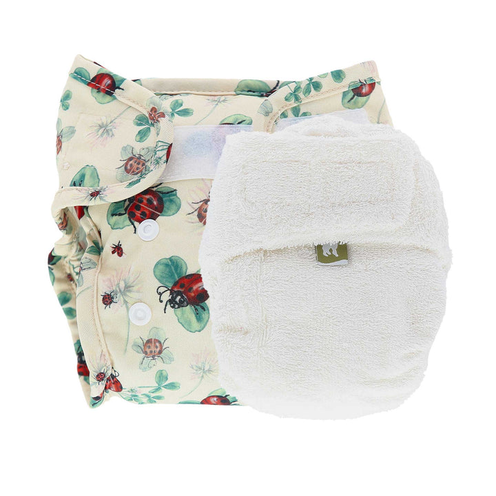 LittleLamb cloth nappy and wrap trial kit product photo - ladybirds#color_ladybugs-lullaby