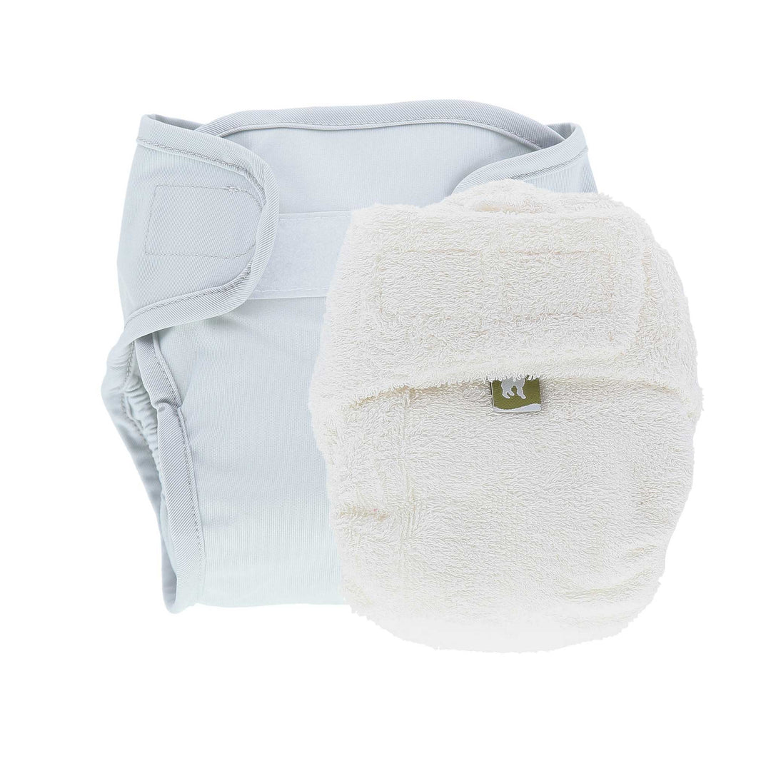 LittleLamb cloth nappy and wrap trial kit product photo - white#color_silver