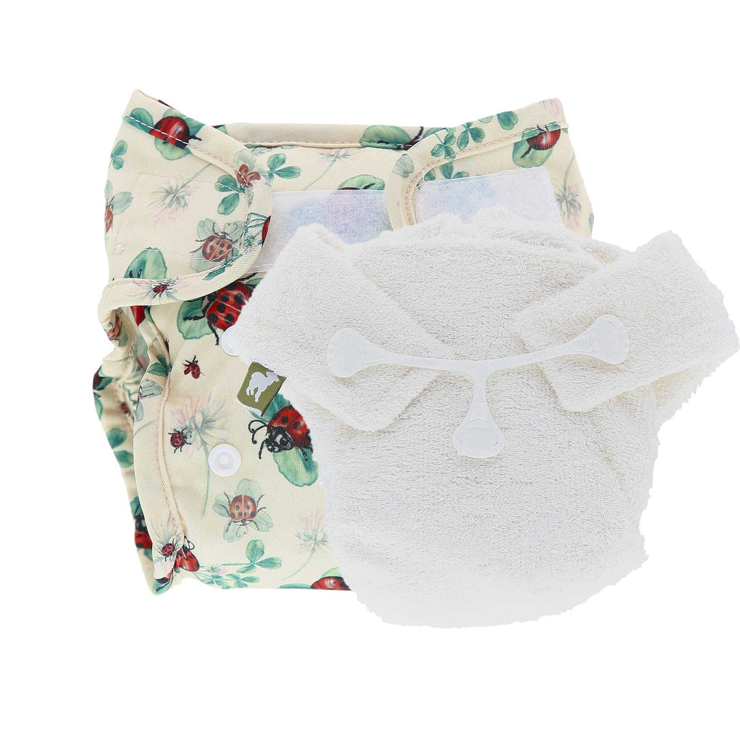 Bamboo (No Velcro) Nappy and Wrap Trial Kit