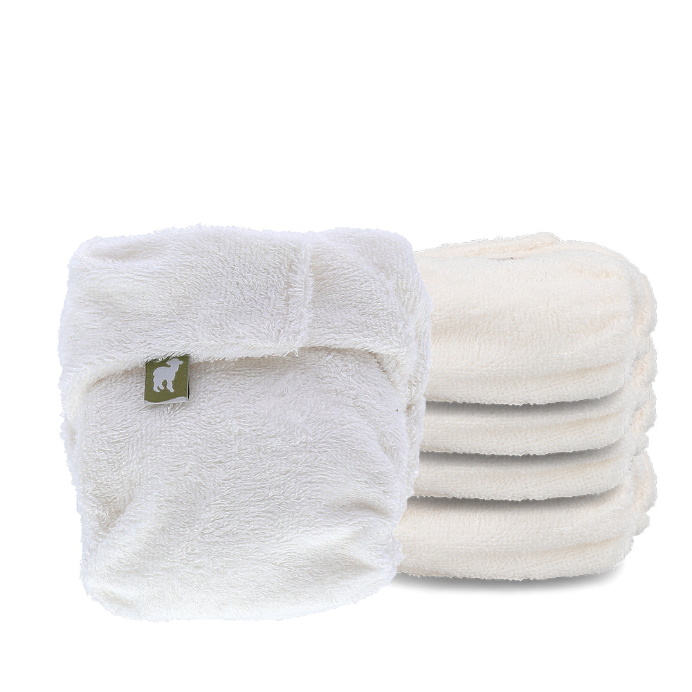Reusable cloth nappy by Little Lamb - 5 pack#material_bamboo-no-velcro