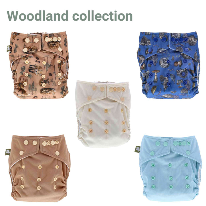 Onesize Pocket Nappy Complete Kit Woodland Collection#color_woodland
