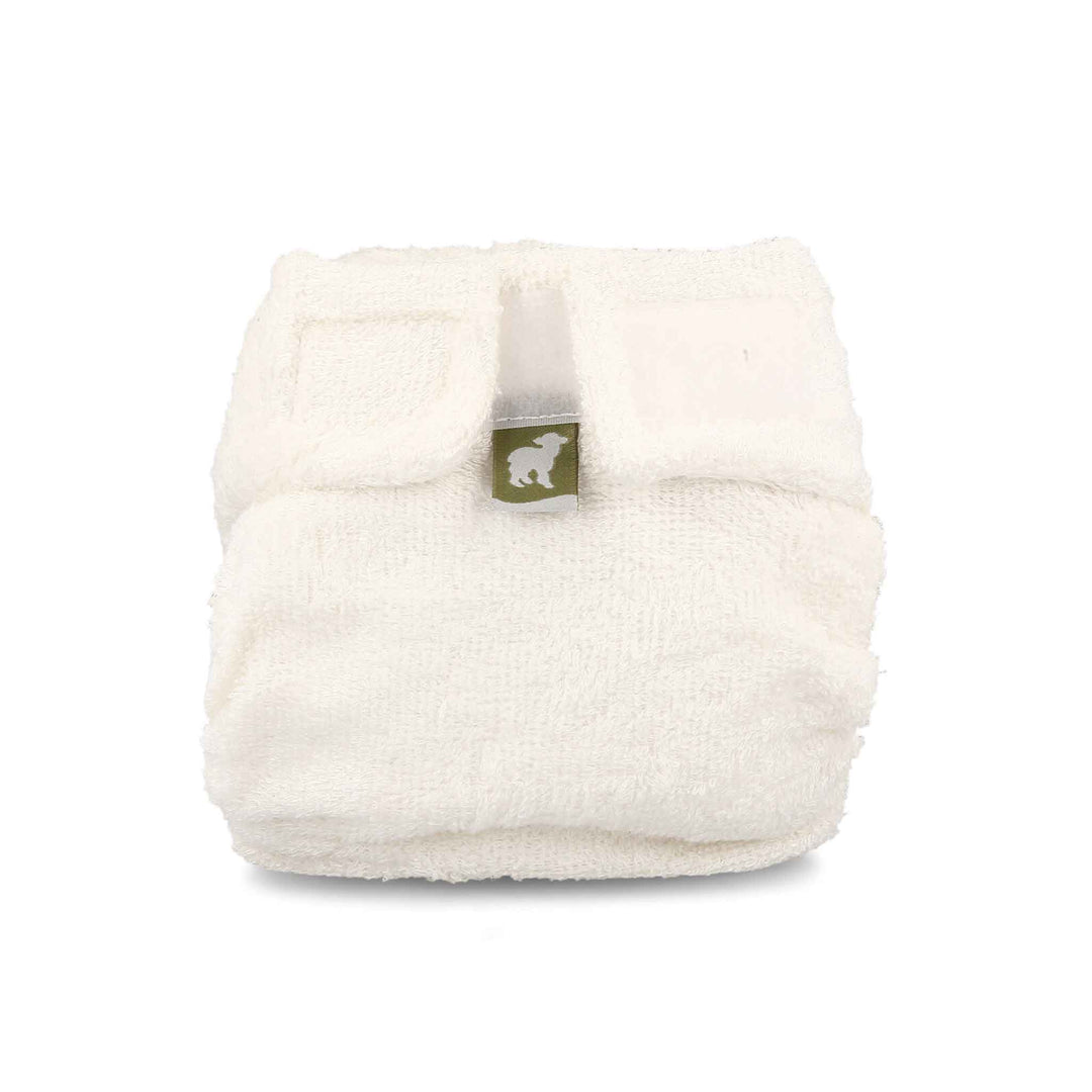Reusable cloth nappy by Little Lamb - front