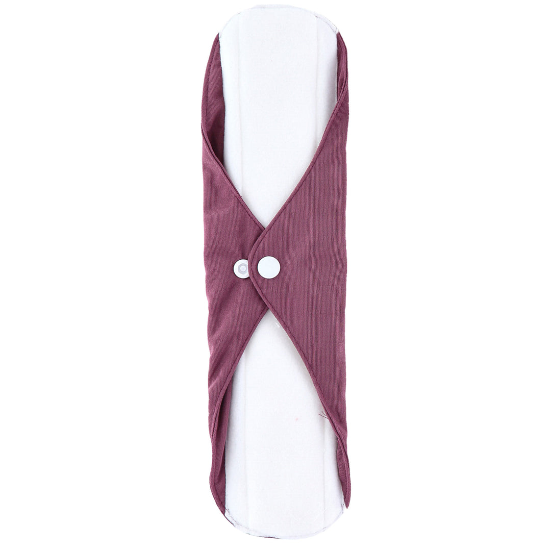 Reusable cloth sanitary pad from LittleLamb #color_aubergine